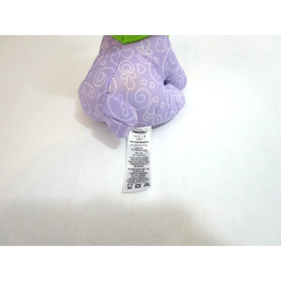 Bunny Rabbit 7" Plush Fisher Price Doodle Babies Purple Washable Stuffed Animal - Picture 6 of 9